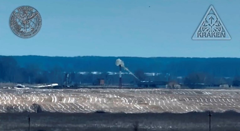 VIDEO Ukrajinska jedinica Kraken: Dronom kamikazom smo uništili toranj u Rusiji
