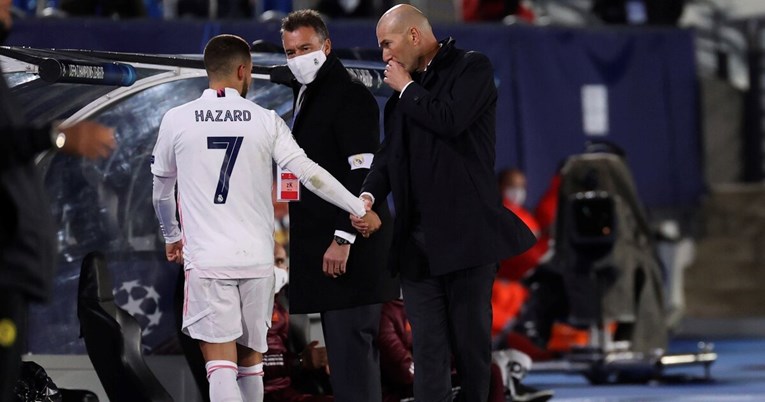 Zidane nakon remija s Villarrealom ljutito reagirao na pitanje novinara o Hazardu
