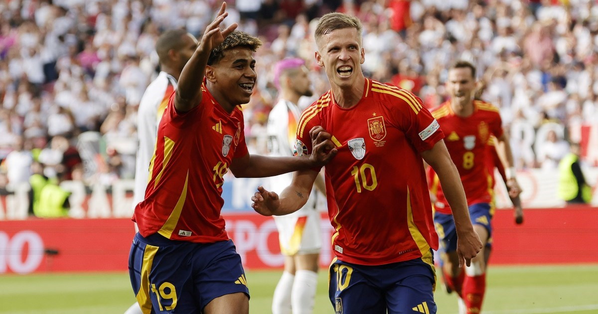 ŠPANJOLSKA - NJEMAČKA 2:1 Olmo golom i asistencijom odveo Španjolsku u polufinale