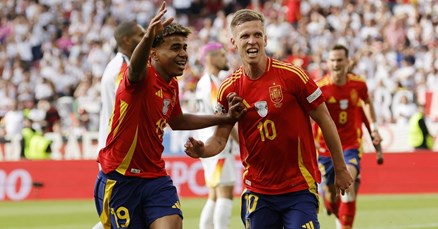 ŠPANJOLSKA - NJEMAČKA 2:1 Olmo golom i asistencijom odveo Španjolsku u polufinale