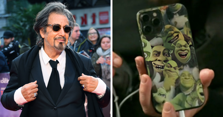 VIDEO Al Pacino se pohvalio maskicom za mobitel s licem Shreka, postao viralan