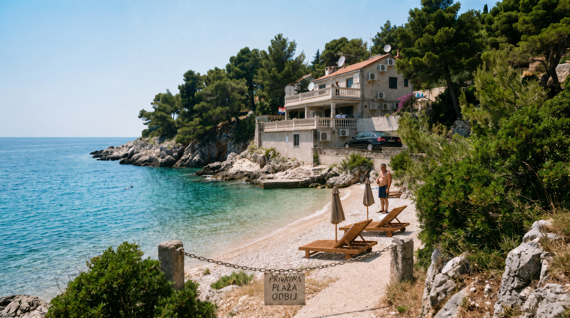 Možete li na plažu ispred tuđe vile? Evo što kaže zakon