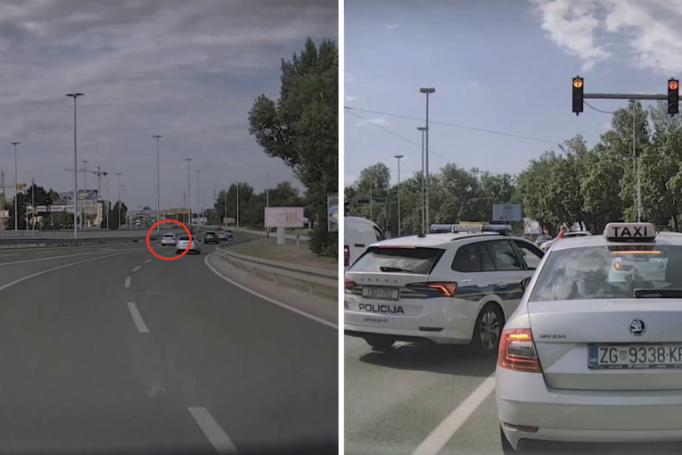 Čitatelj snimio policiju u Zagrebu: "Prešli su pune crte i vozili ljudima na braniku"