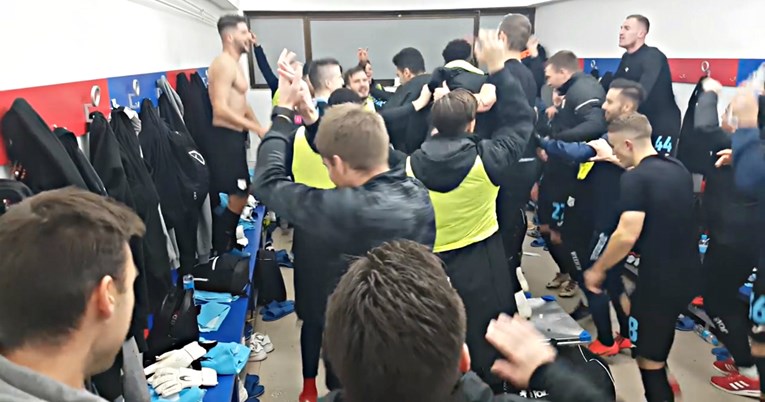 Pogledajte ludo slavlje Riječana nakon pobjede nad Hajdukom