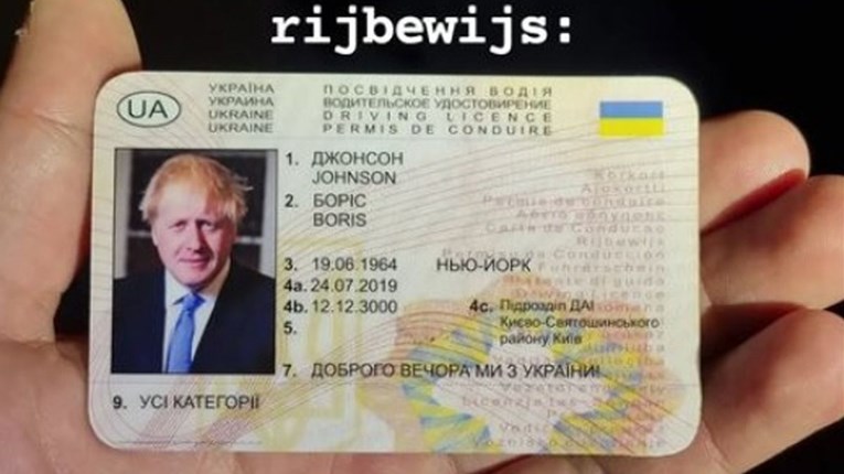 Policija kod pijanog vozača pronašla vozačku na kojoj je pisalo Boris Johnson