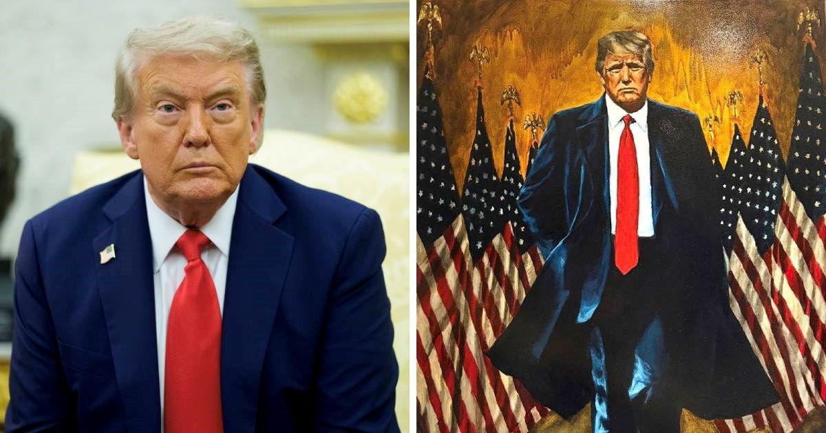 Trump ima novi portret u Bijeloj kući, ljudi primijetili jeziv detalj