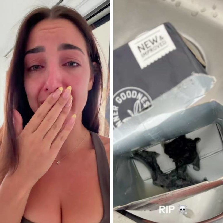 "Fuj, muka mi je": U suzama pokazala što je našla na dnu pakiranja bademovog mlijeka