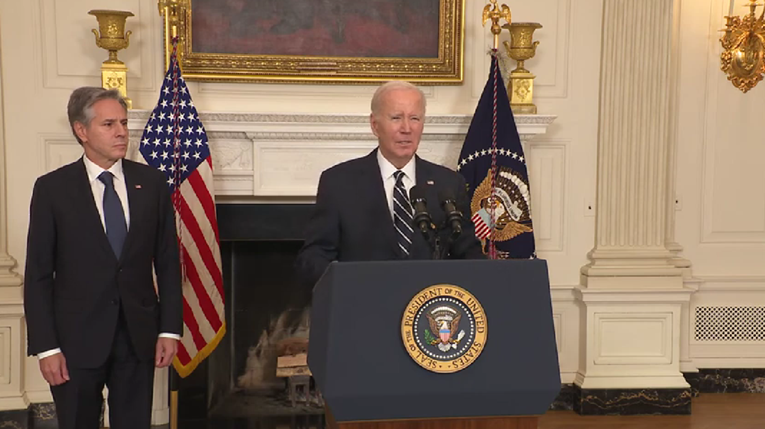 VIDEO Biden: Hamas je ubio nevine ljude, SAD je uz Izrael