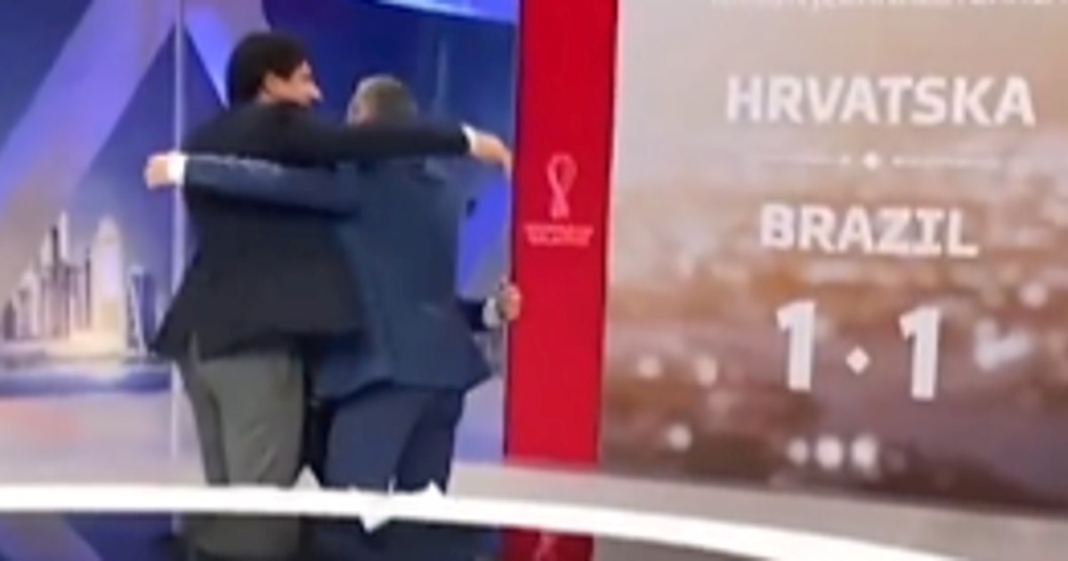 Pogledajte ludnicu u studiju HRT-a nakon prolaska Hrvatske u polufinale SP-a