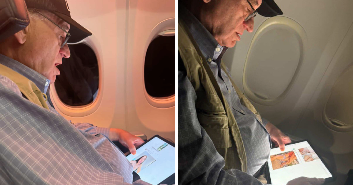 Američki političar tijekom leta gledao fotke polugolih žena