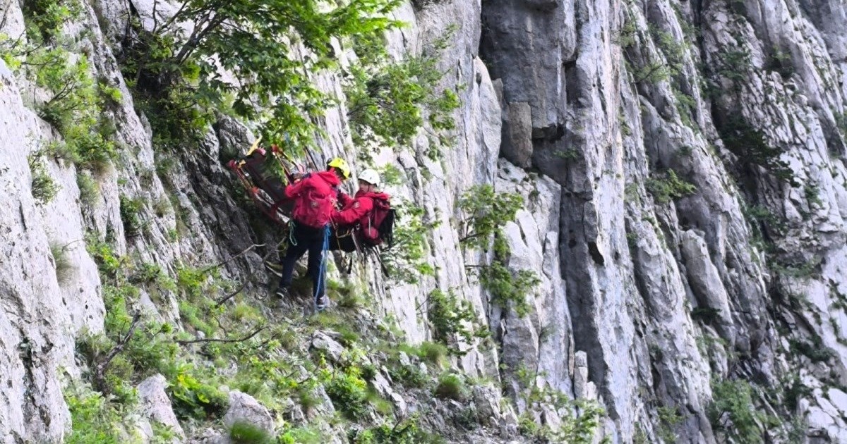 HGSS spasio ozlijeđenog penjača na Paklenici