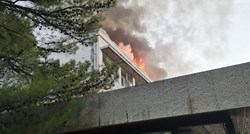 FOTO Ovako je danas izgledalo gašenje požara na Bijeloj kući u Bolu