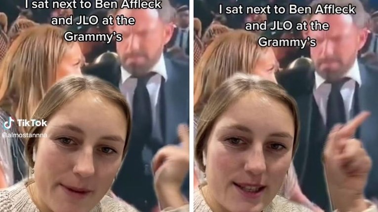Žena tvrdi da je na Grammyjima sjedila pored Afflecka: Čula sam što mu je J.Lo rekla