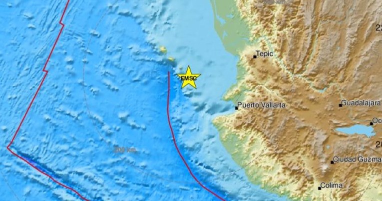 Potres blizu meksičke obale magnitude 5.6