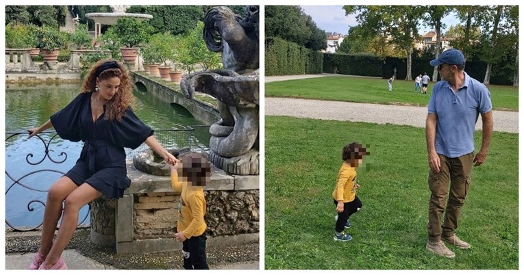 Supruga Frane Lasića objavila obiteljske fotke, glumac uživa u igri sa sinčićem