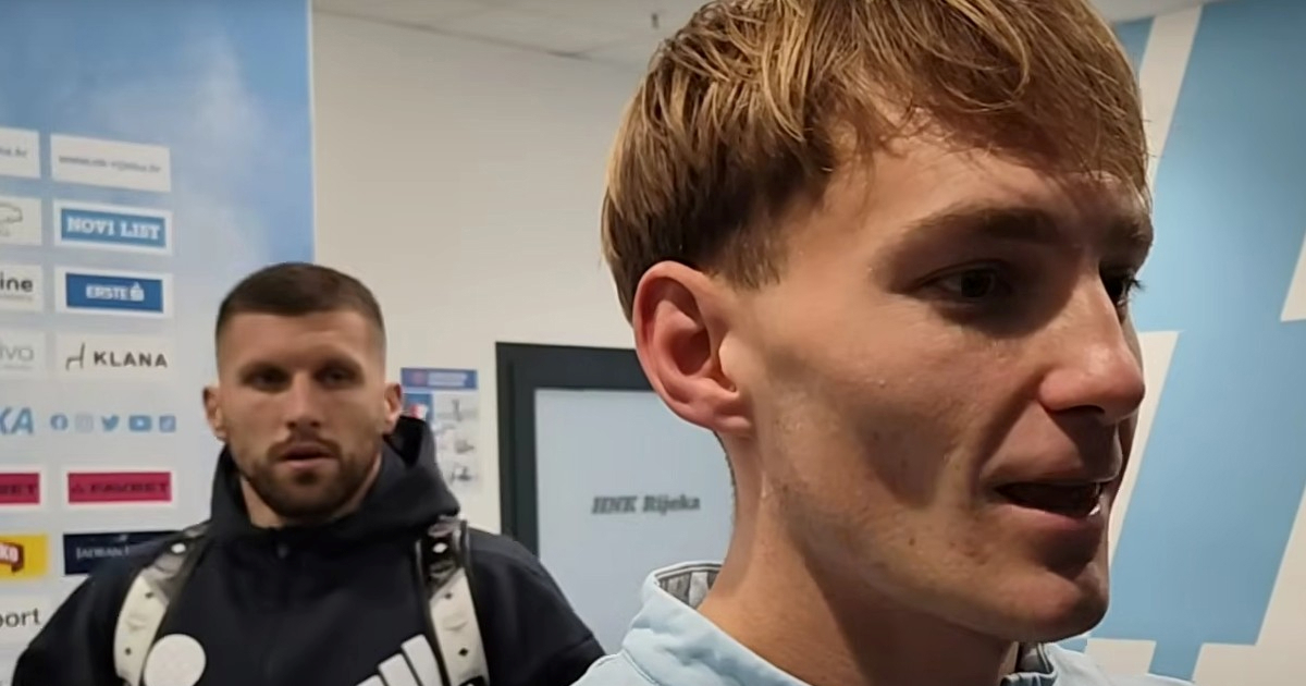 Fruk davao izjavu, a onda mu se iza leđa pojavio Rebić. Pogledajte što mu je poručio