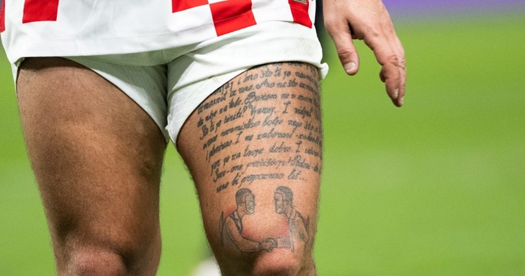 Tetovaža na nozi Marka Livaje privukla pažnju, sadrži znakovitu poruku