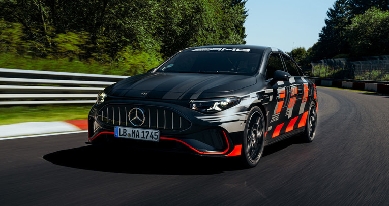 Električni Mercedes-AMG CLA 45 postavio rekord na Nürburgringu