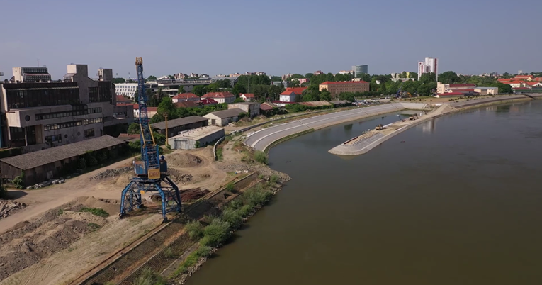 Možemo: Na obalu Drave u Osijeku planiraju uliti do 10.000 tona betona