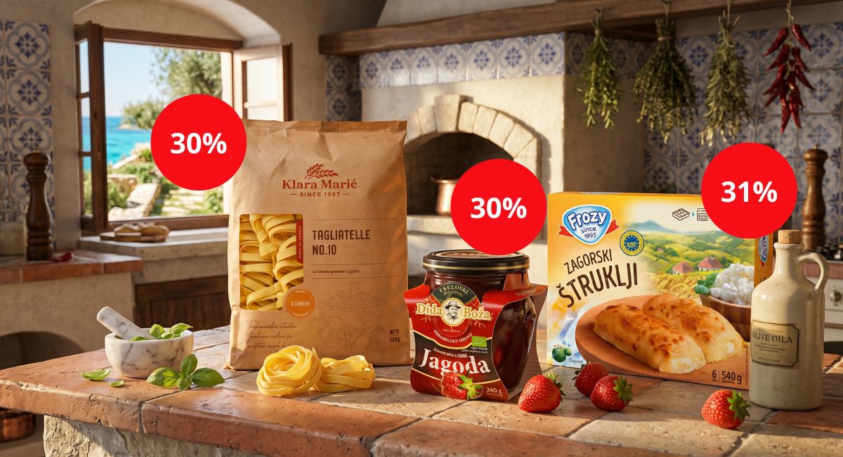 Pronašli smo bogat izbor domaćih proizvoda na sniženju