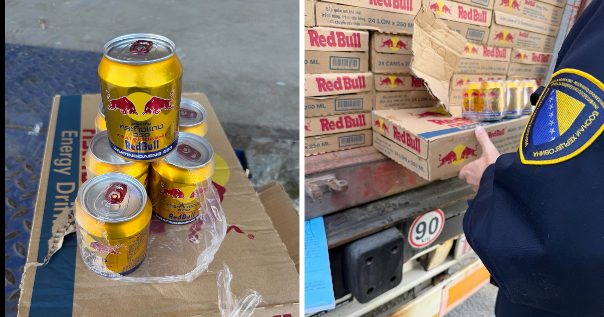 BiH carinici: Zaplijenili smo krivotvoreni Red Bull. Odvjetnik uvoznika: Original je