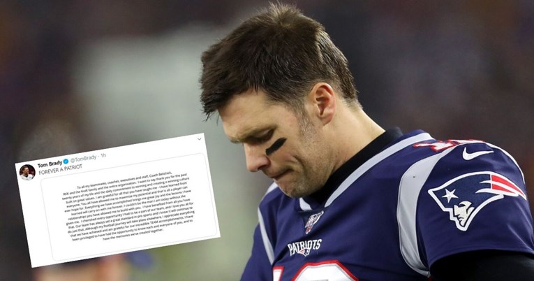 Tom Brady objavio da nakon 20 godina odlazi iz Patriotsa
