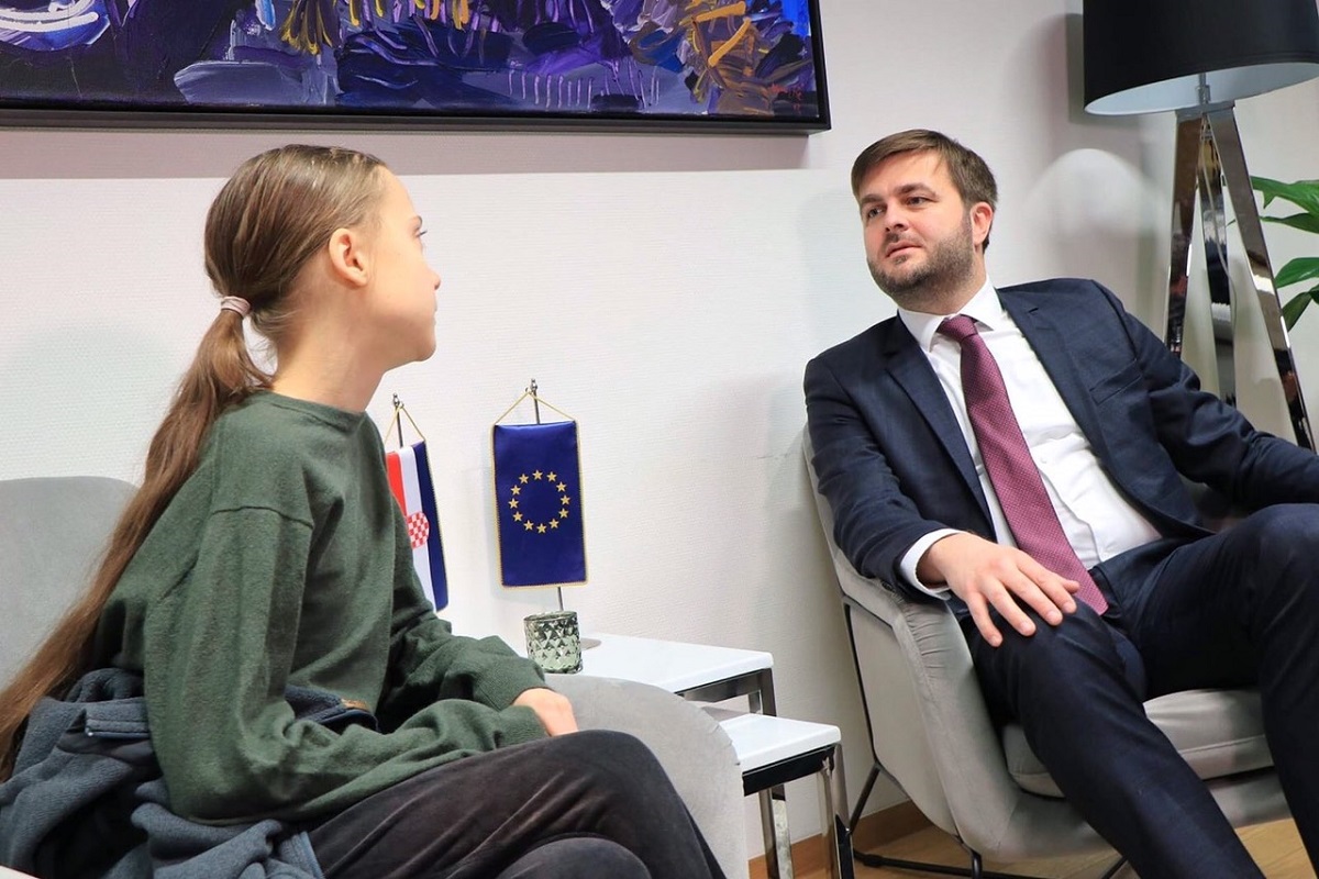 Ćorić se hvali susretom s Gretom. U isto vrijeme vlada odbila rezoluciju o klimi