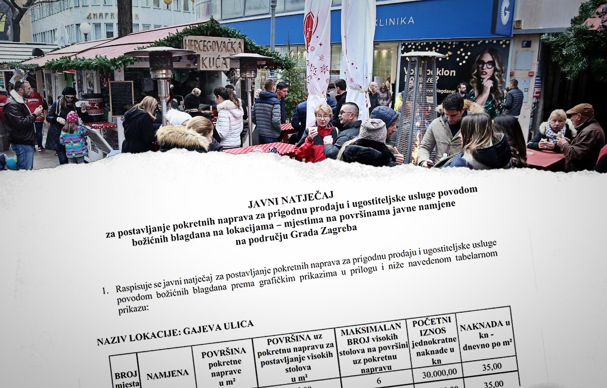 Tomašević raspisao natječaj za adventske kućice, pogledajte cijene i lokacije
