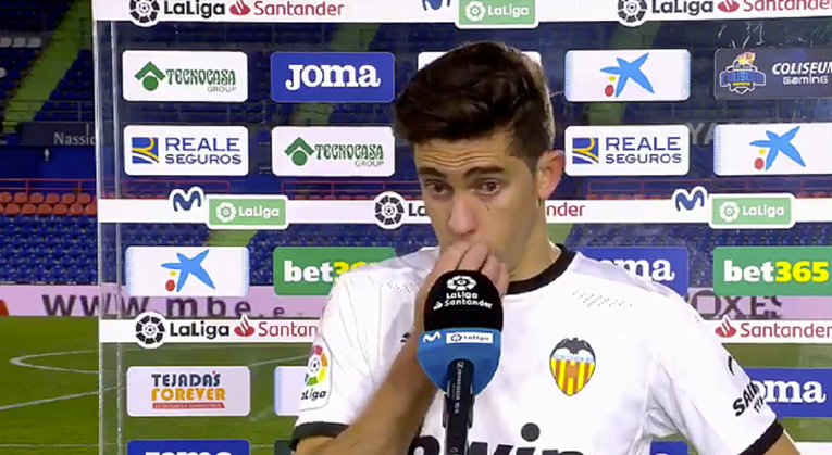 Igrača Valencije preplavile emocije. Zaplakao je nakon utakmice