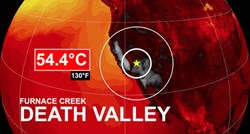 U američkoj Dolini smrti izmjerena 54.4 stupnja. To je najviše otkad postoje mjerenja