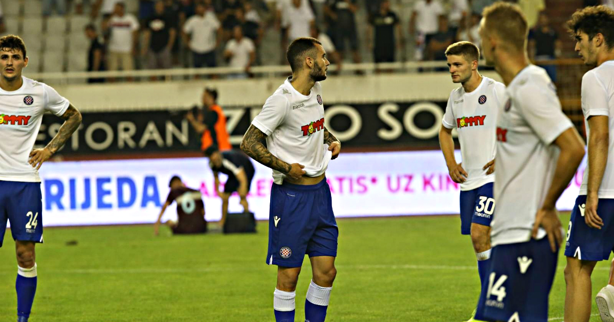 Hajduk povijesnom blamažom srozao koeficijent Hrvatske u Europi