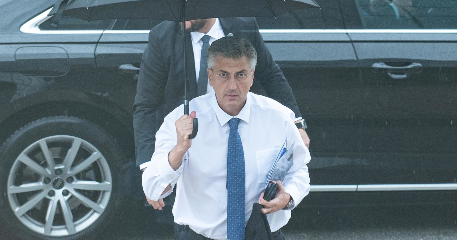 Plenković posjetio nogometaše u Rijeci. "Cijela Hrvatska stoji uz vas"