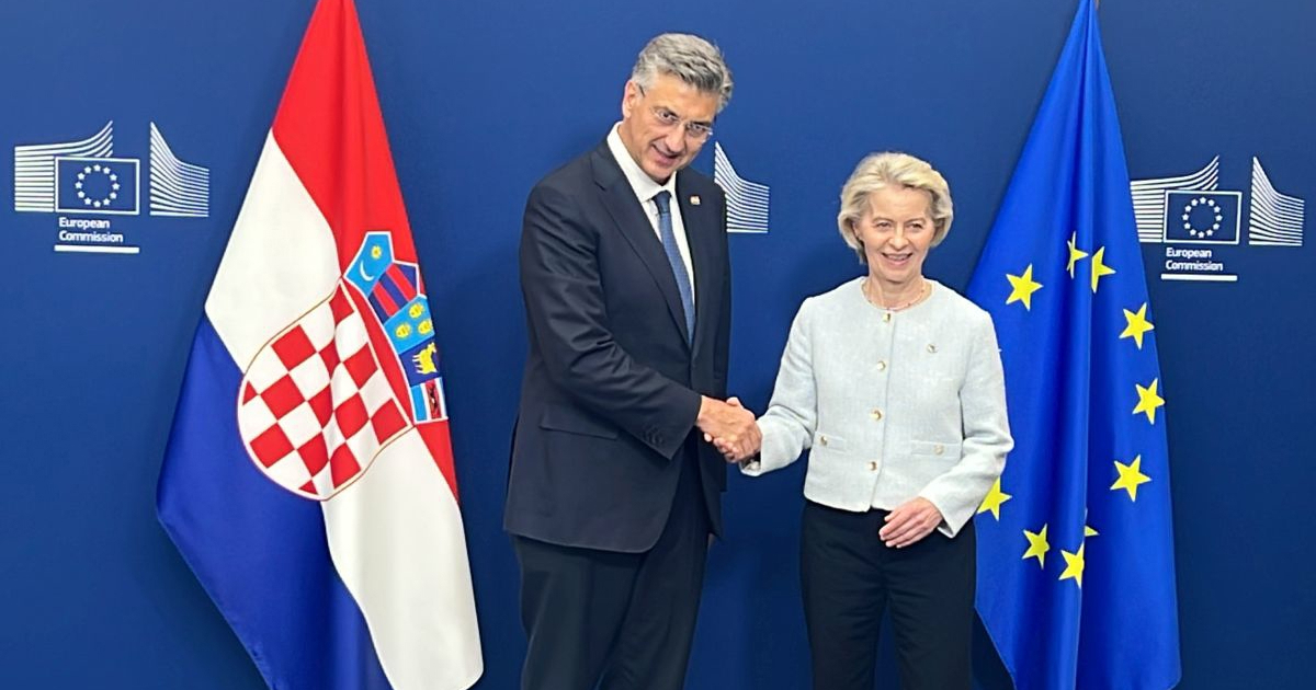 Plenković se sastao s Von der Leyen