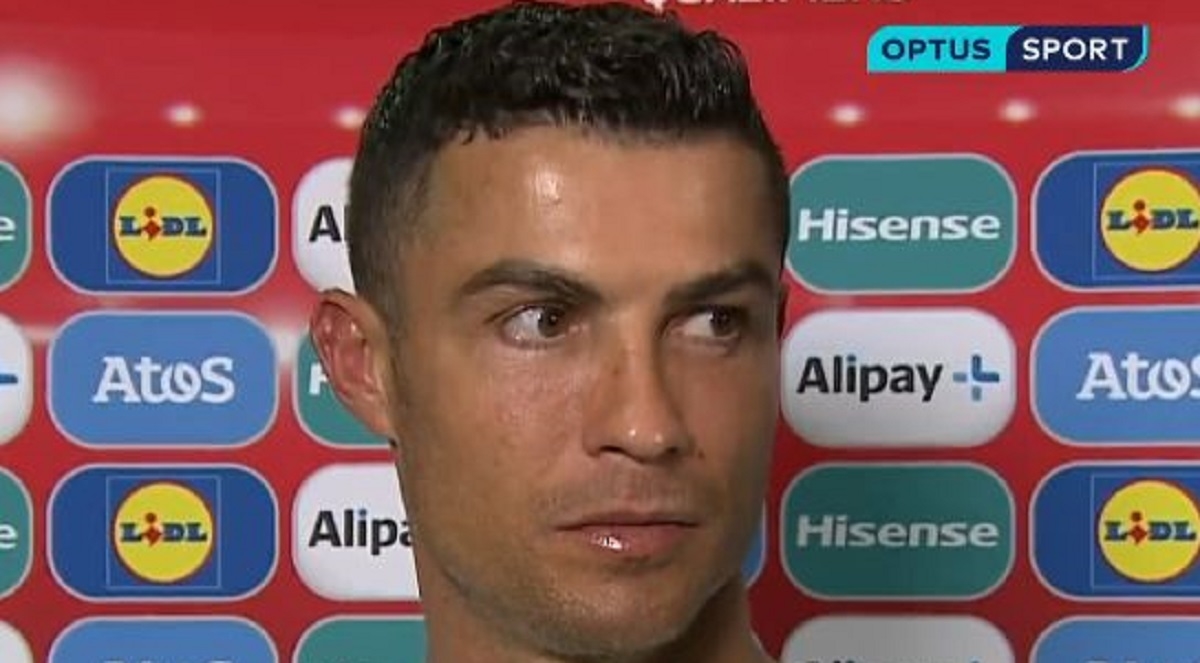 Ronaldo je komentirao što je ušao u povijest. Shvatio je da mu je kamera preblizu