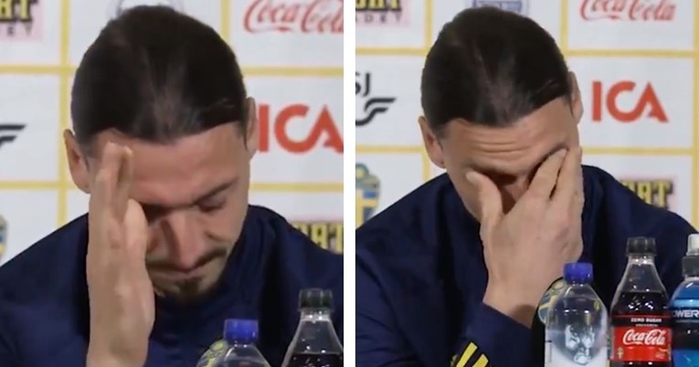 Ibrahimović se rasplakao na presici nakon jednog pitanja
