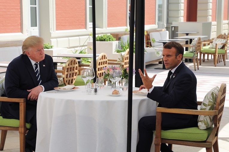 Trump i Macron zajedno ručali, složili su se oko nekih važnih tema