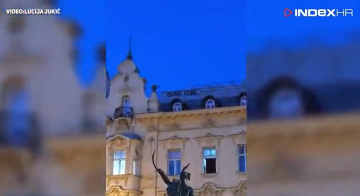 Jeste li je uočili? Iznad Trga bana Jelačića osvanula neočekivana poruka