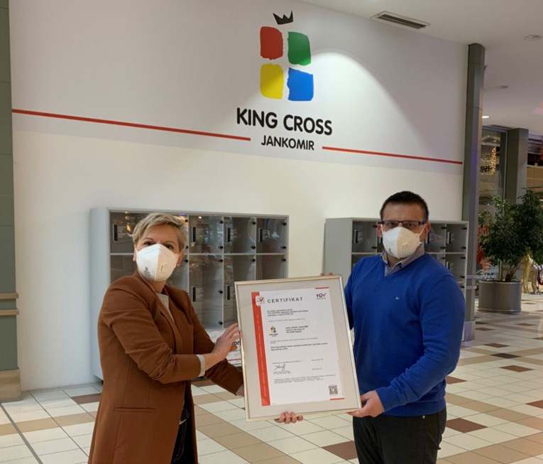 King Cross - prvi trgovački centar u Zagrebu certificiran za upravljanje higijenom