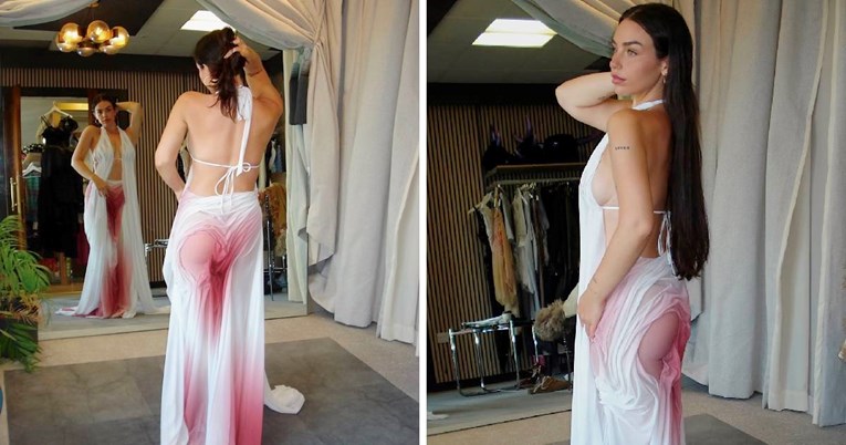 Influencerica se pohvalila neobičnom haljinom, ljudi je sprdaju: Treba li ti tampon?