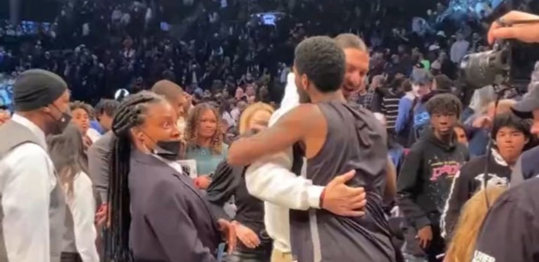 VIDEO Sudar svjetova na NBA utakmici, Kyrie Irving se izgrlio s Ibrahimovićem
