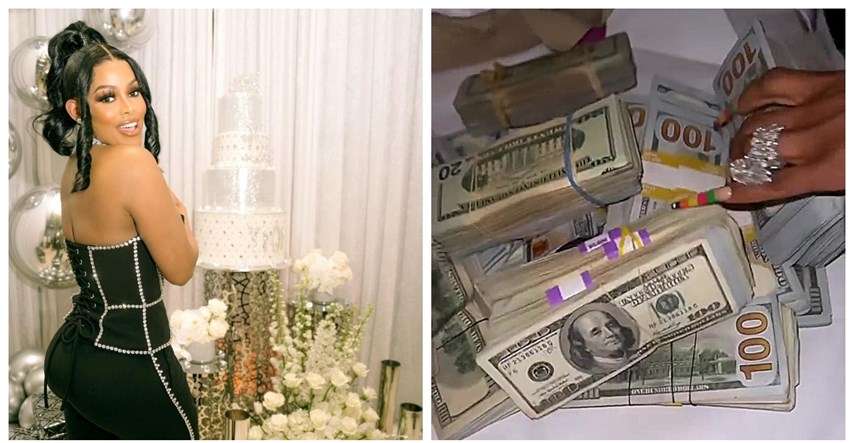 Reper supruzi za rođendan poklonio milijun dolara u kešu, pogledajte snimku