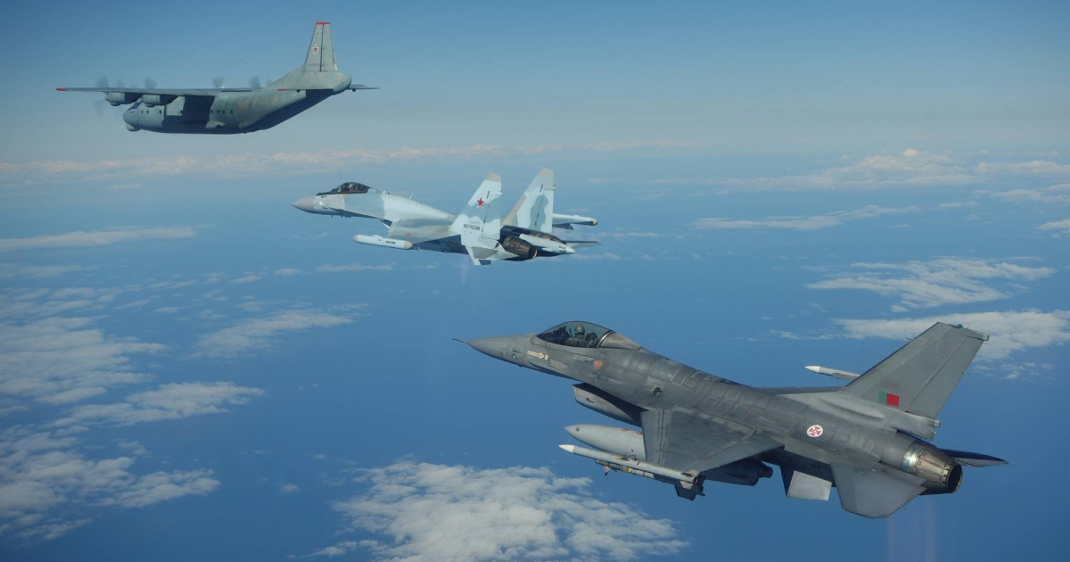 Portugalski F-16 presreli ruske avione iznad Baltičkog mora, pogledajte