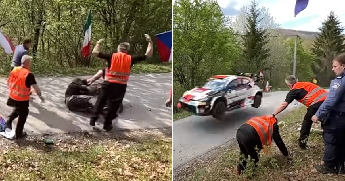 VIDEO Potukli se na reliju, mlatili se na cesti. Jedva pobjegli pred jurećim autom