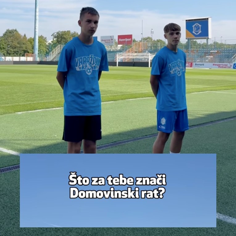 VIDEO Mladi igrači Varaždina odgovaraju na pitanje što za njih znači Domovinski rat