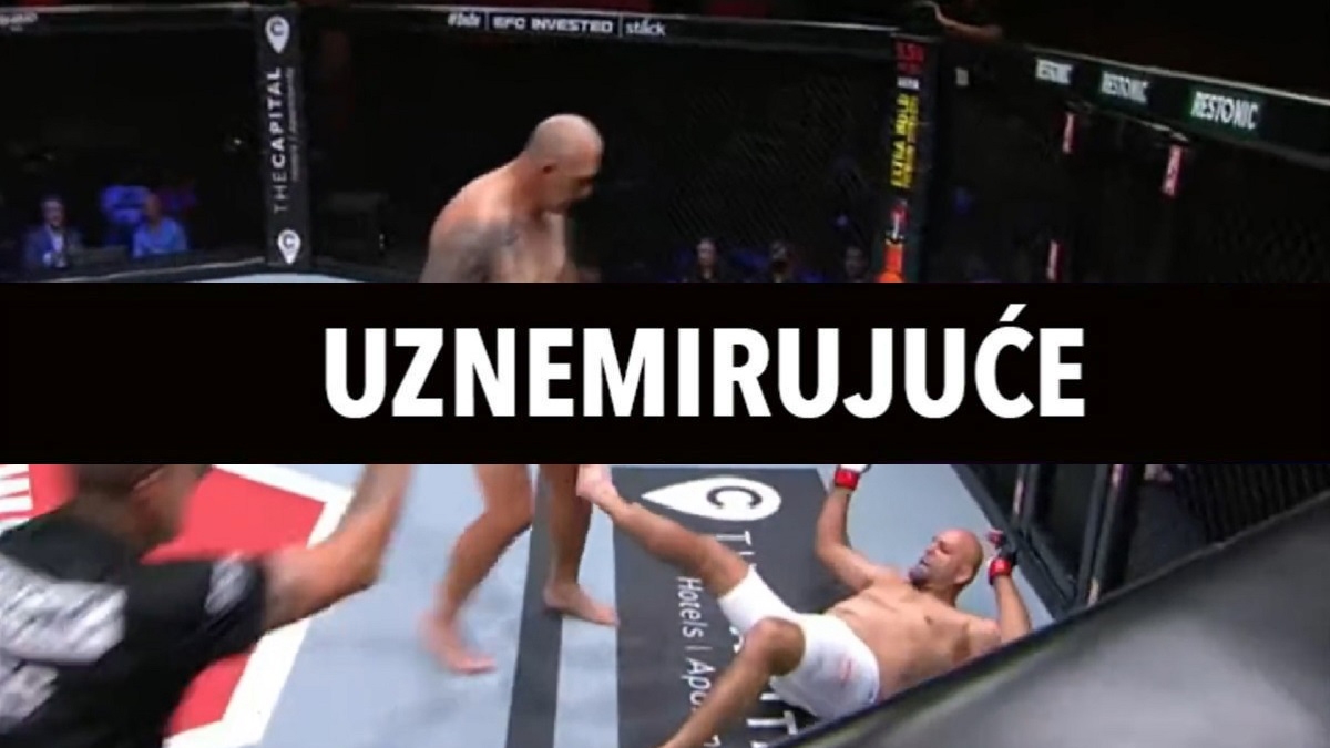 UZNEMIRUJUĆ VIDEO Stravična ozljeda MMA borca. Vjerojatno mu znači kraj karijere