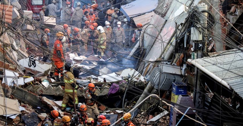 U Rio de Janeiru se srušila stambena zgrada, poginulo najmanje dvoje ljudi