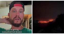 Prije par dana došao na Rodos, pokazao kako izgleda otok dok traju požari: "Odvratno"