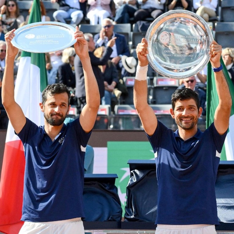 VIDEO Pavić i Arevalo spasili meč-loptu u finalu i osvojili Masters u Rimu