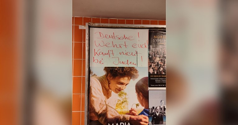 Natpis u centru Berlina: "Nijemci, oprez. Ne kupujte ništa kod Židova"