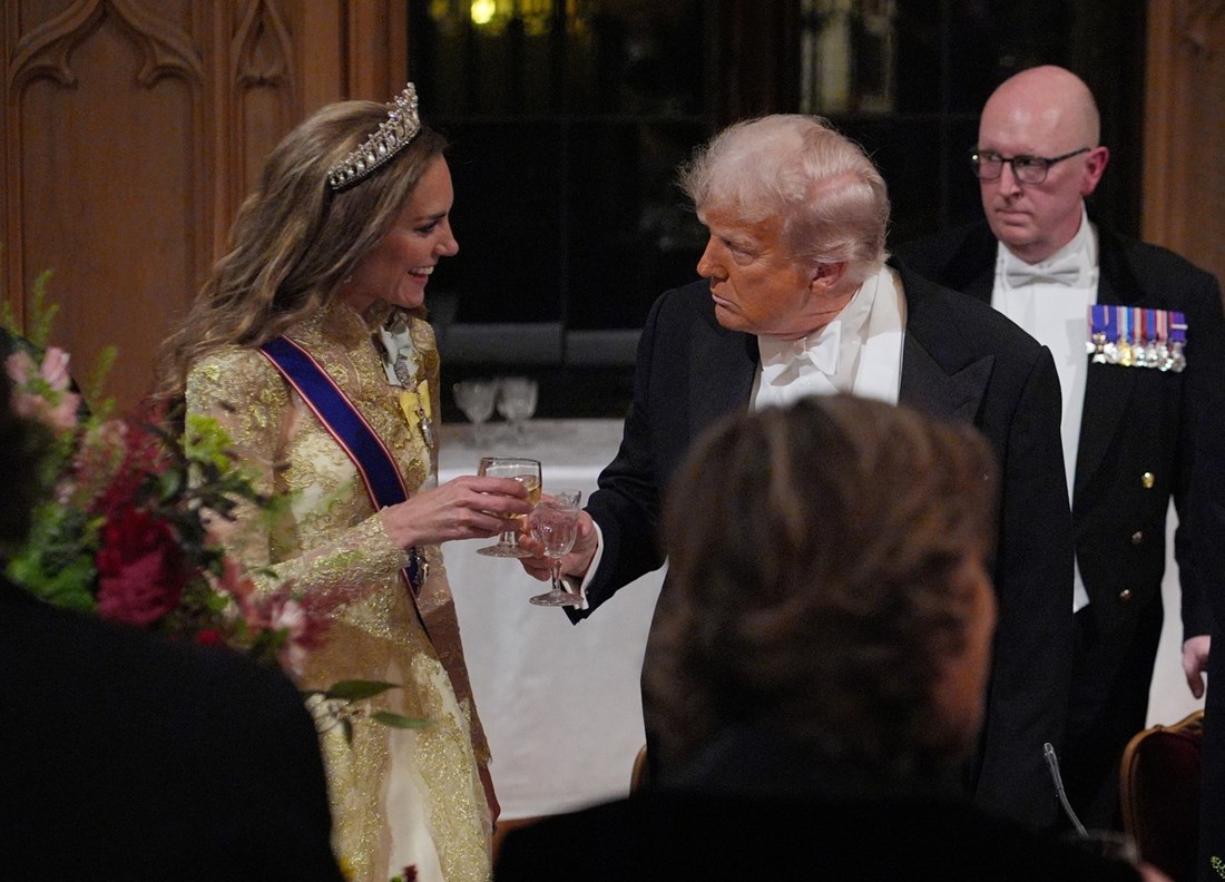 Čitač s usana otkrio što je Donald Trump rekao princezi Kate po dolasku u Britaniju
